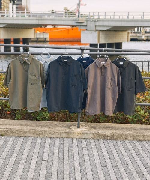 THE CRAFT CREW PRODUCTS / 抽繩口袋短袖Polo衫