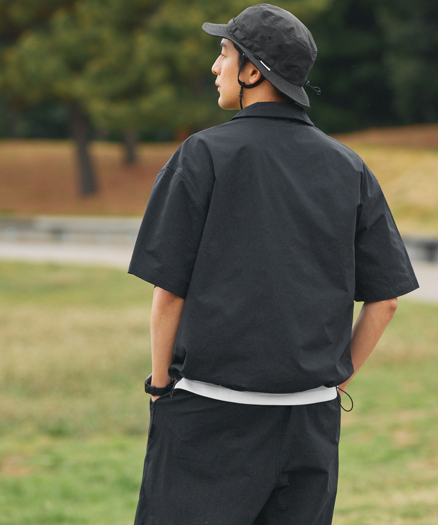 THE CRAFT CREW PRODUCTS / 抽繩口袋短袖Polo衫