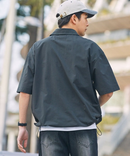 THE CRAFT CREW PRODUCTS / 抽繩口袋短袖Polo衫