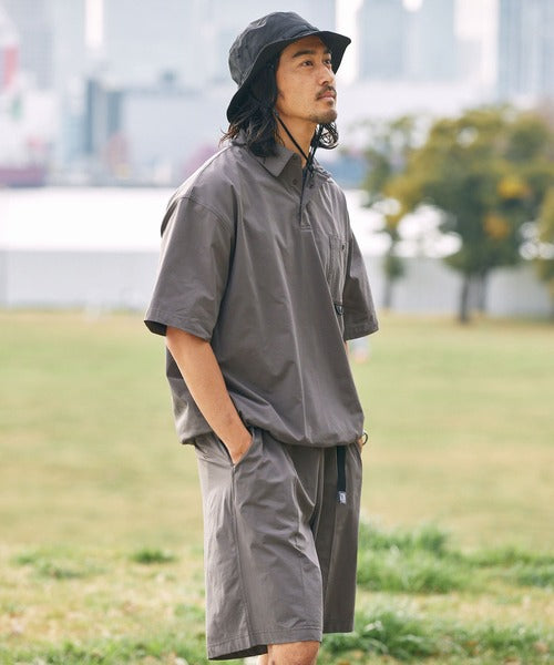 THE CRAFT CREW PRODUCTS / 抽繩口袋短袖Polo衫