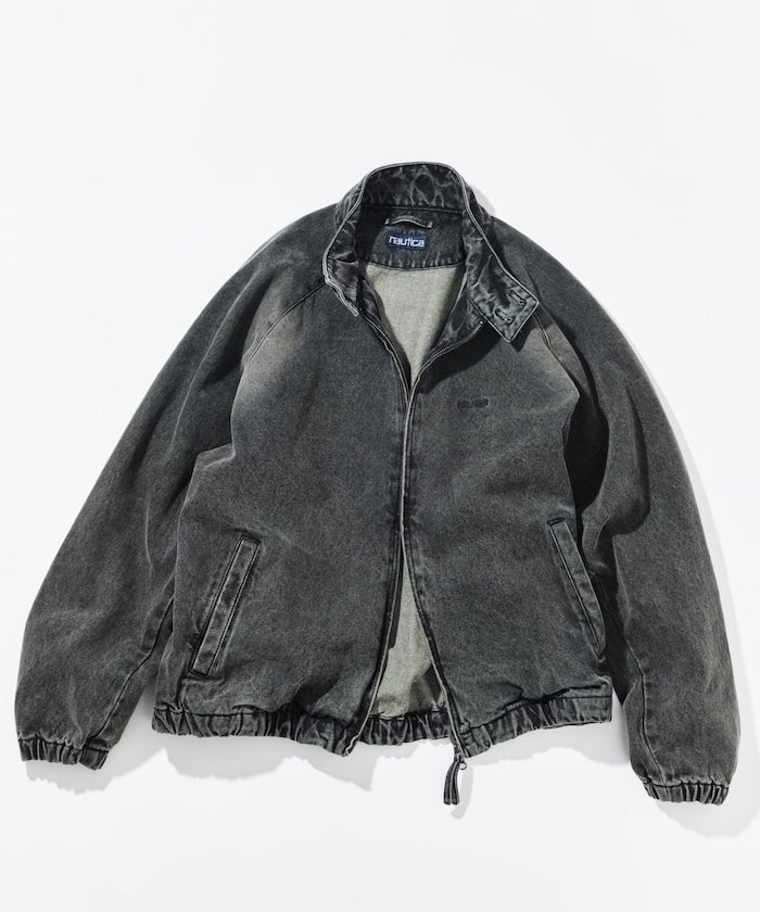 NAUTICA JP / 水洗工藝丹寧哈靈頓外套