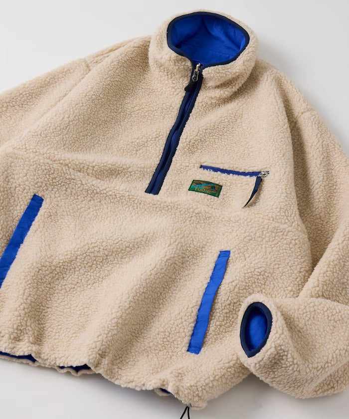 Foxfire × FREAK'S STORE / 尼龍刷毛雙面穿半拉鍊外套(日本聯名限定)
