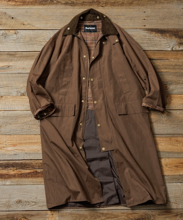 Barbour × FREAK'S STORE / 別注 SNOWDON 長版立領外套
