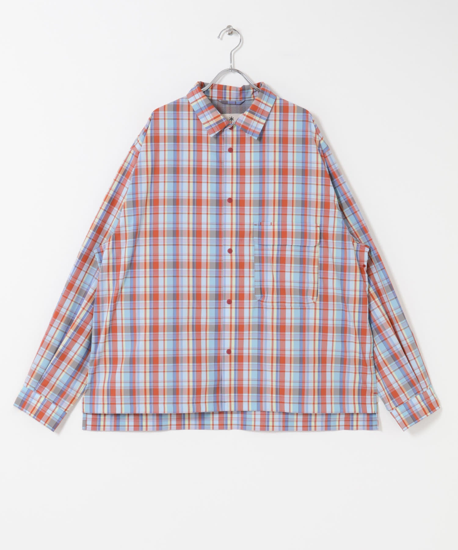 Snow Peak Snow Peak Apparel FADE CHECK BREEZY SHIRTS / 淡色漸層格紋透氣襯衫