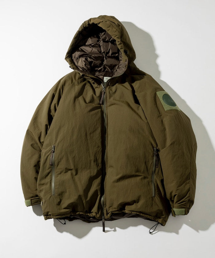 NANGA X FREAK’S STORE 別注 HOODIE DOWN JKT / 連帽軍規羽絨外套