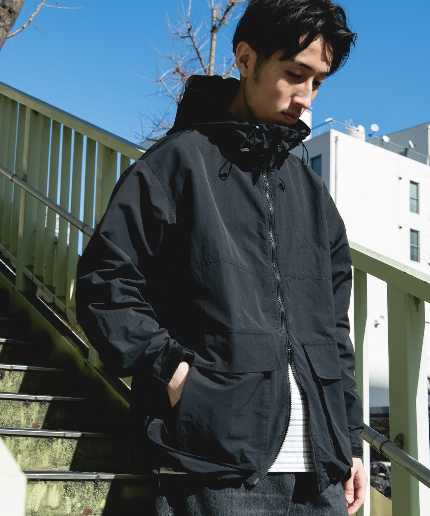 Snow Peak Apparel×DOORS NYLON WASHER PARKA / 尼龍連帽外套