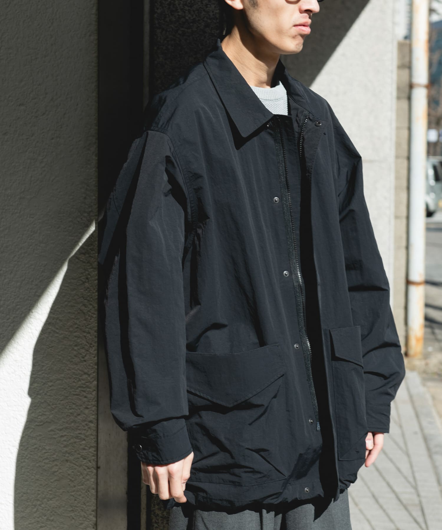 Snow Peak Apparel×DOORS NYLON WASHER JACKET / 機能外套