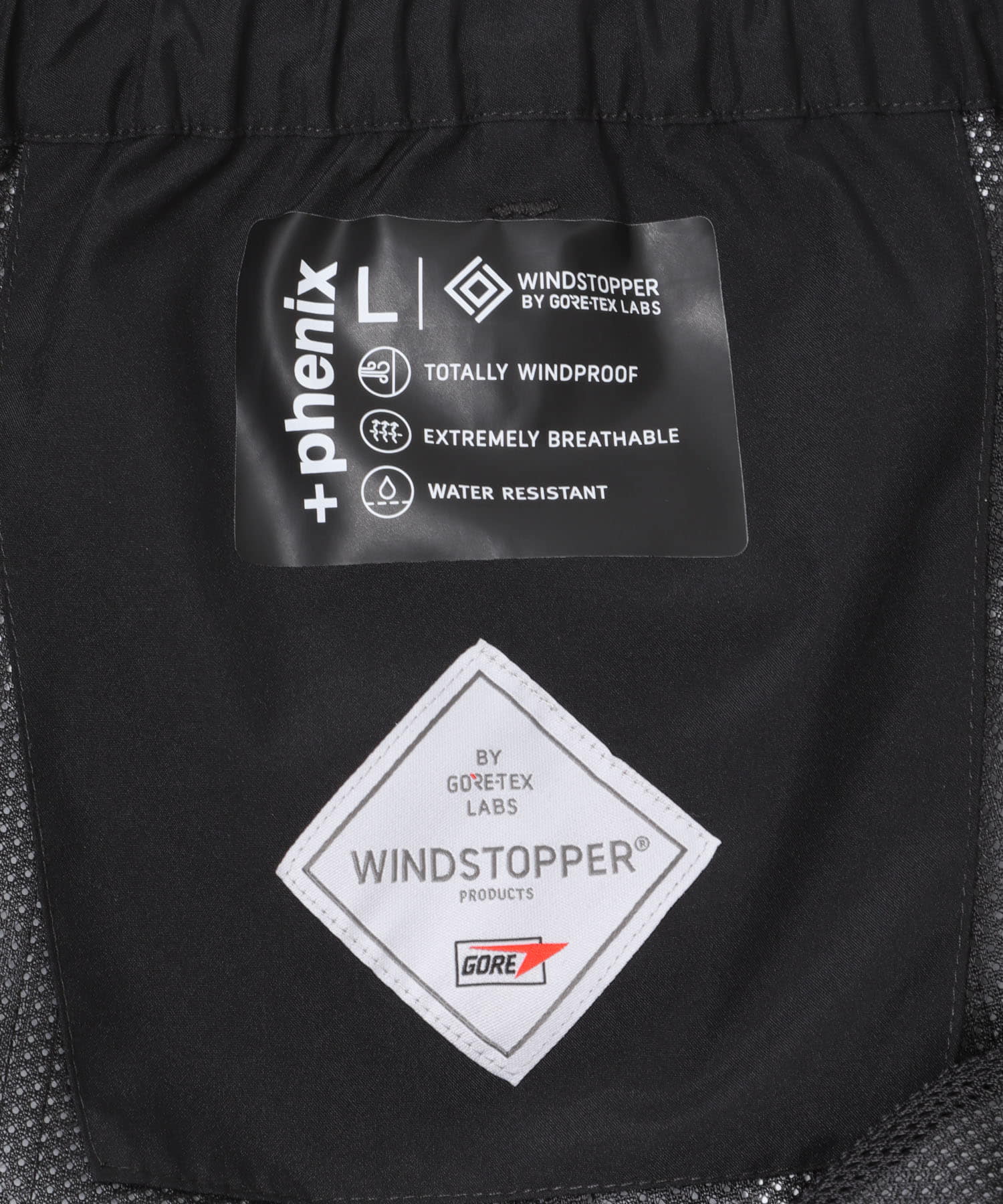 +phenix WINDSTOPPER by GORE-TEX LABS / 別注機能防風打摺短褲