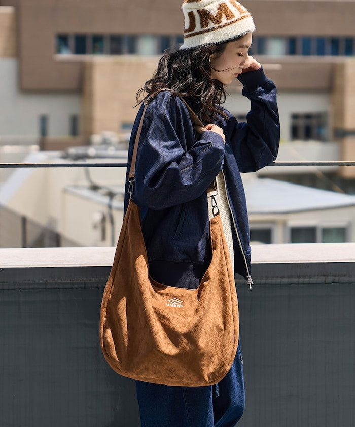umbro × FREAK'S STORE / 磨毛圓弧單肩包