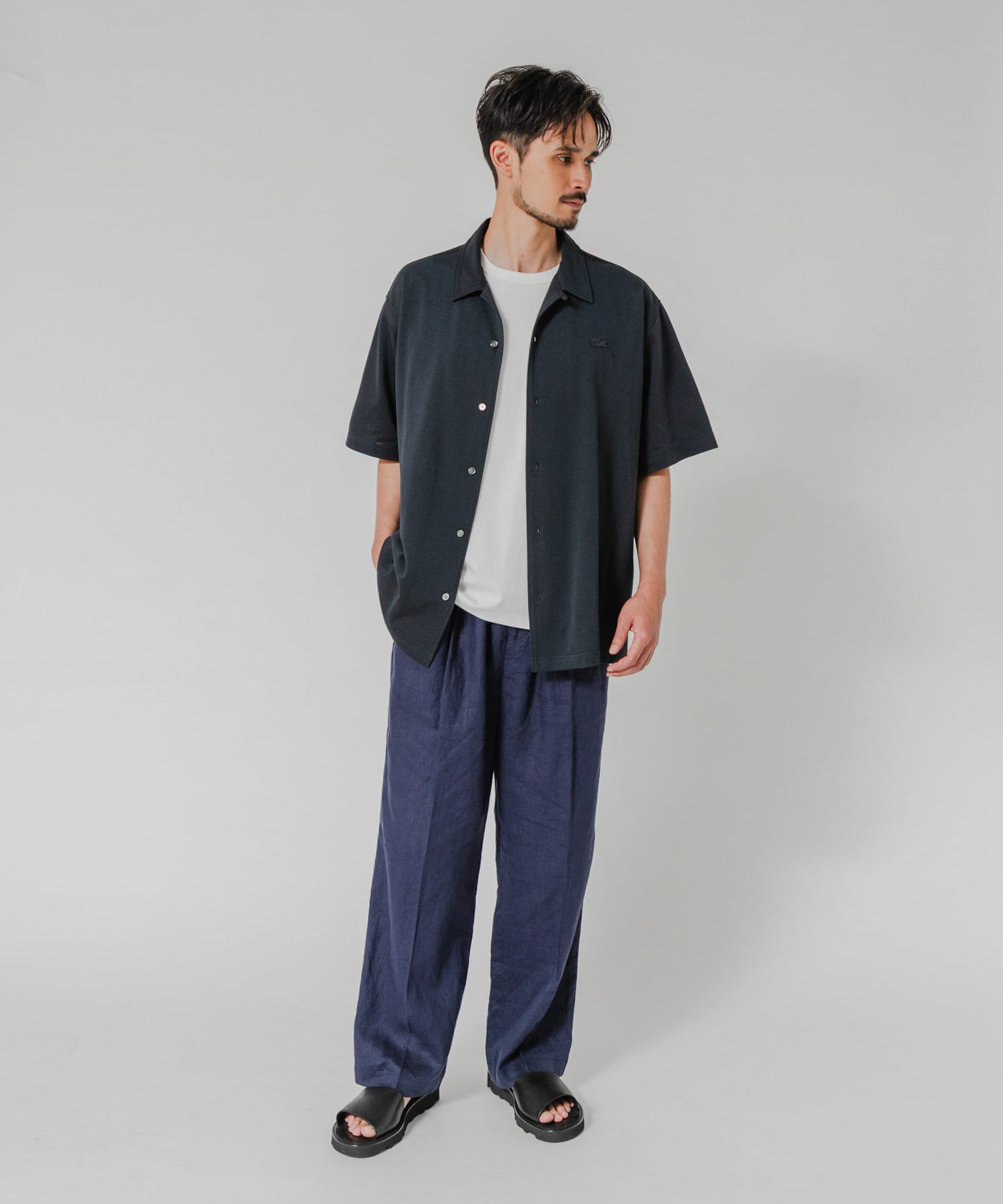 LACOSTE×URBAN RESEARCH FUNCTIONAL PIQUE OP SHIRTS / 機能珠地開領襯衫