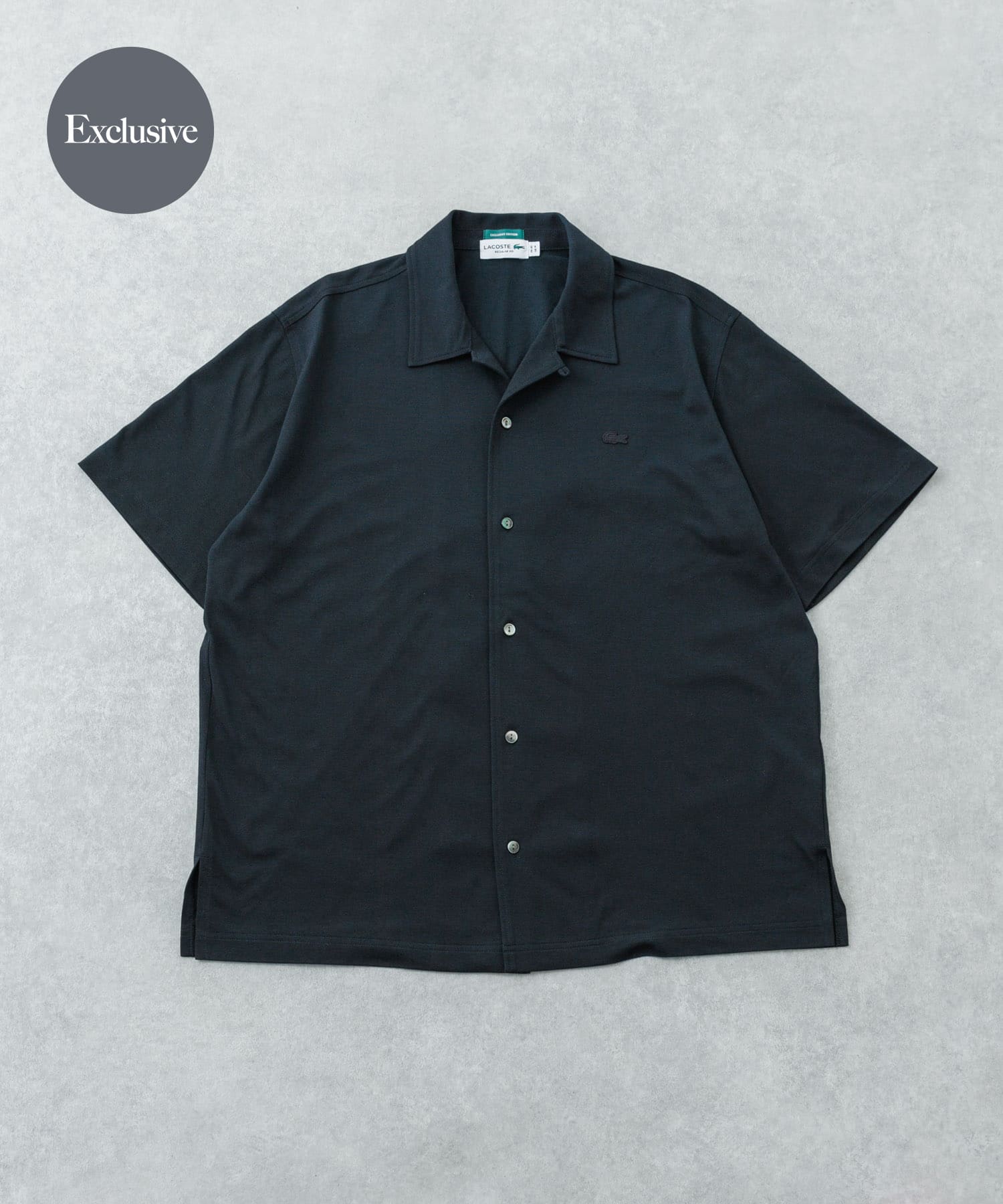 LACOSTE×URBAN RESEARCH FUNCTIONAL PIQUE OP SHIRTS / 機能珠地開領襯衫