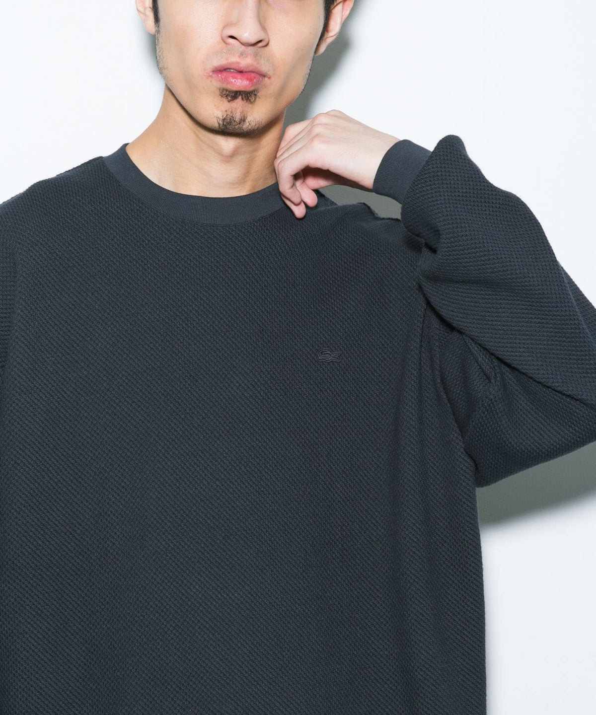LACOSTE × DOORS / 重磅網眼布長袖T恤(日本聯名限定)
