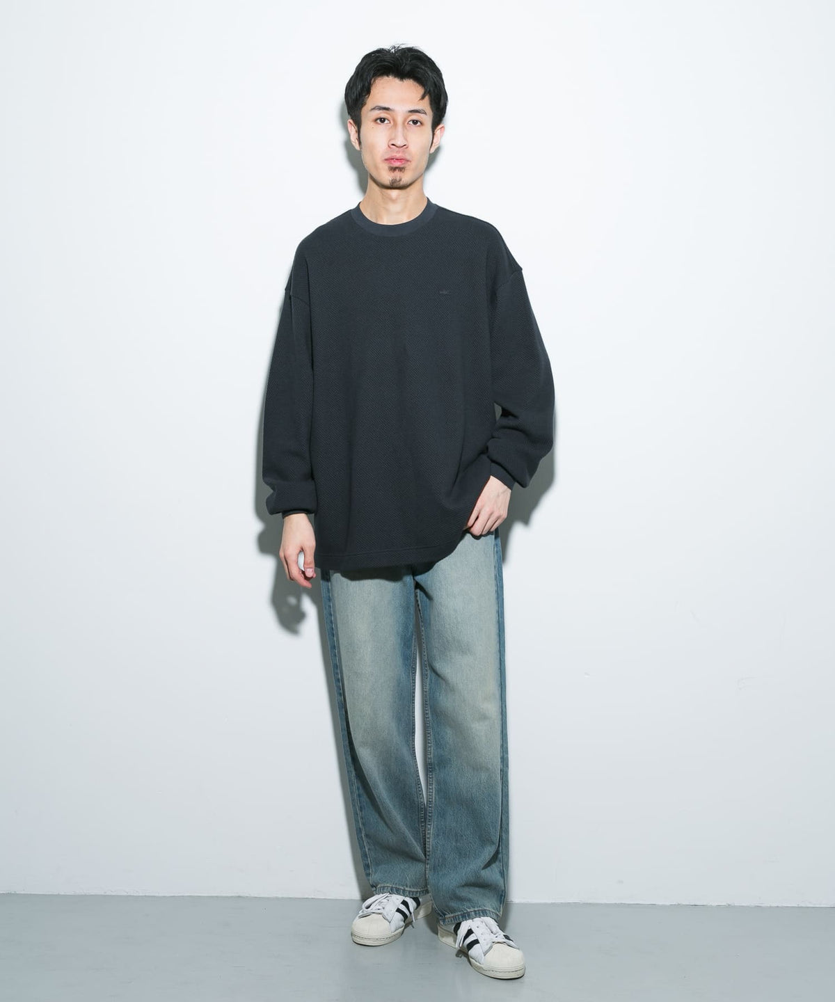 LACOSTE × DOORS / 重磅網眼布長袖T恤(日本聯名限定)