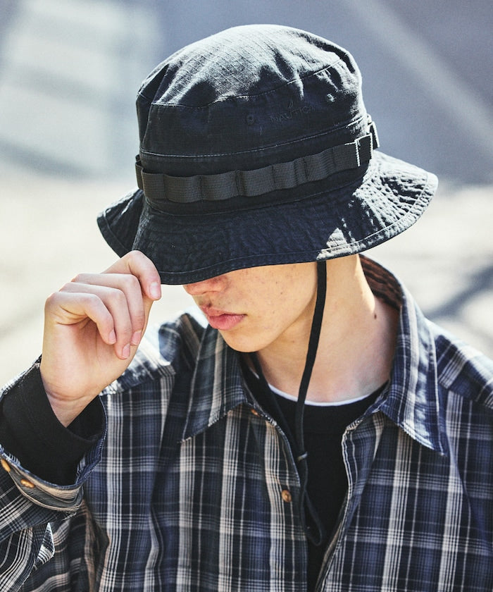 NAUTICA JP / 抗撕裂布 戰術遮陽圓邊帽