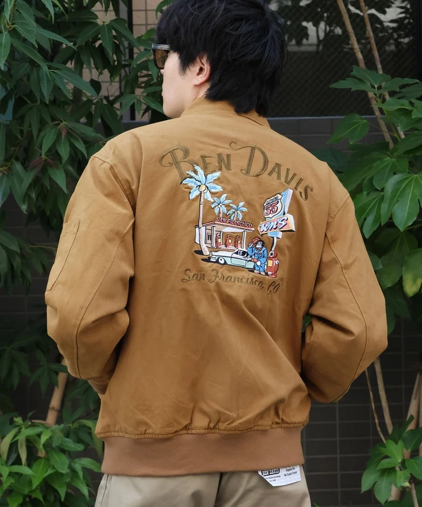 BEN DAVIS / 帆布刺繡 外套