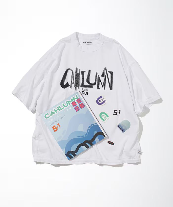 CAHLUMN+ZINE5.1 LOGO Reversible T-Shirt / 短袖T恤