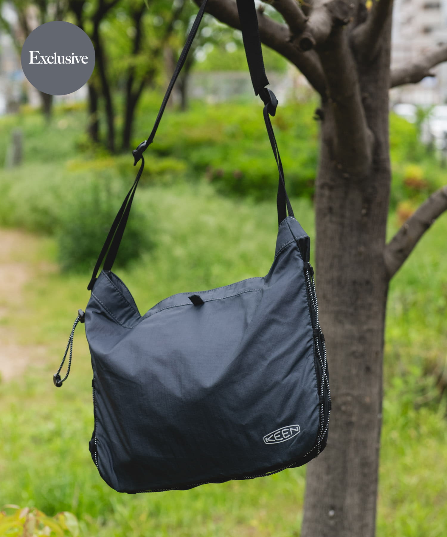 KEEN×DOORS NYLON SHELL SHOULDER / 別注輕量尼龍機能斜背包
