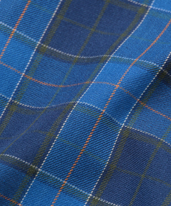 BEAMS Check Zip Up Shirt / 短版格紋拉鍊襯衫外套