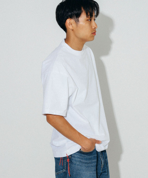 BEAMS JAPAN / 彈性棉質 短袖T恤(日本製)