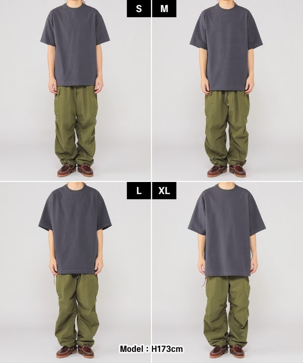 BEAMS JAPAN / 彈性棉質 短袖T恤(日本製)