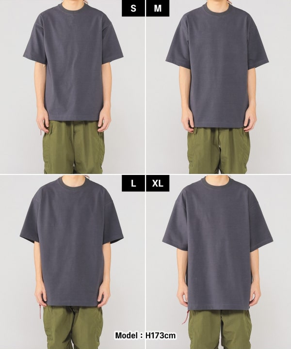 BEAMS JAPAN / 彈性棉質 短袖T恤(日本製)