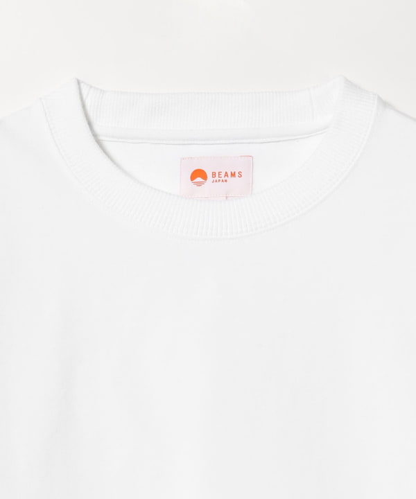 BEAMS JAPAN / 彈性棉質 短袖T恤(日本製)