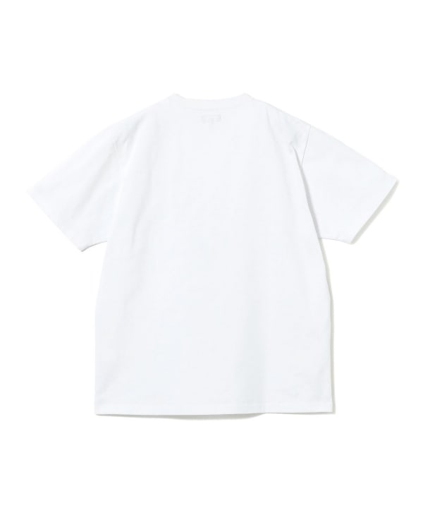 BEAMS / 重磅 矽膠小標 短袖 T 恤