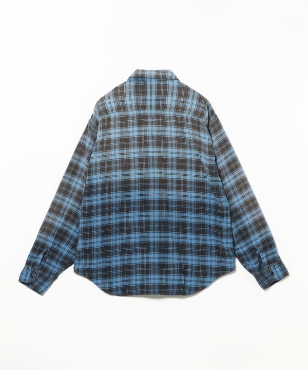 BEAMS / 仿舊格紋襯衫