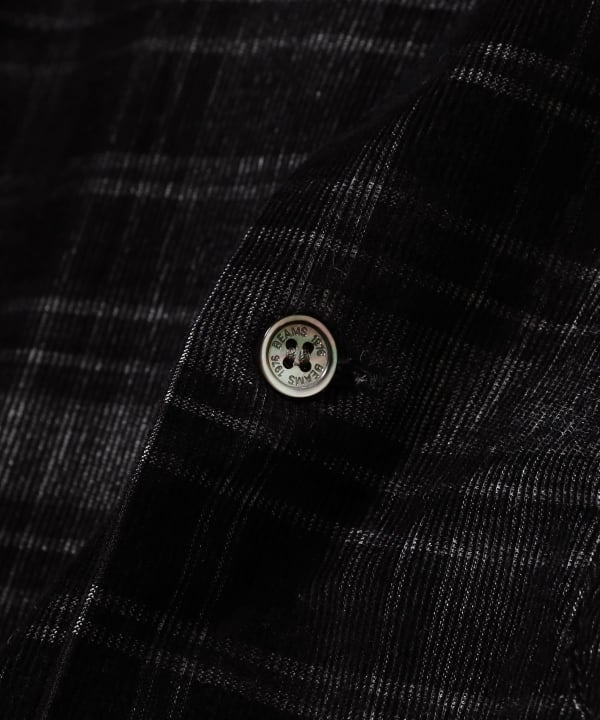 BEAMS JAPAN / 燈芯絨格紋襯衫