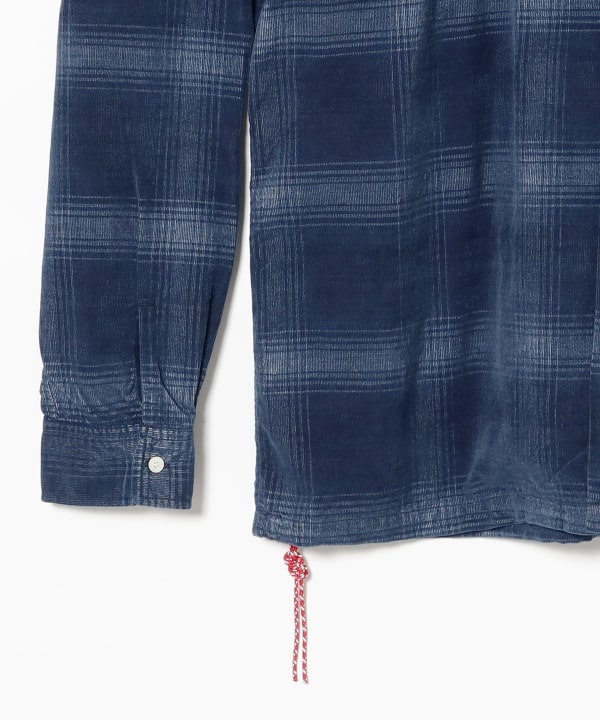 BEAMS JAPAN / 燈芯絨格紋襯衫