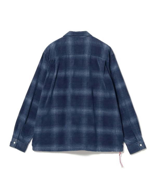 BEAMS JAPAN / 燈芯絨格紋襯衫