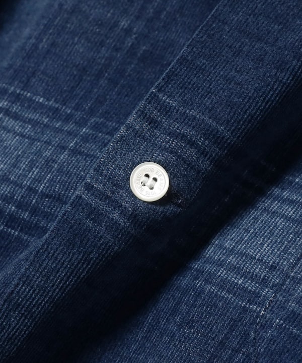 BEAMS JAPAN / 燈芯絨格紋襯衫