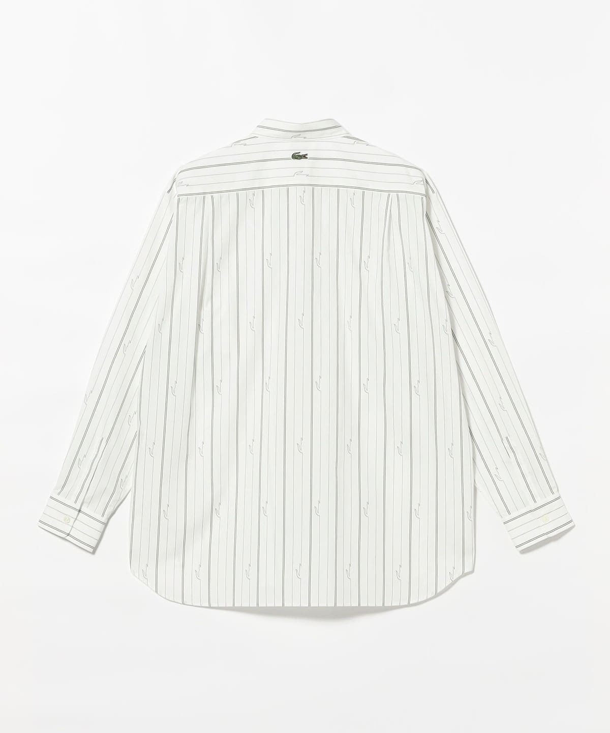 LACOSTE × BEAMS / 鱷魚圖騰條紋襯衫(日本聯名限定)