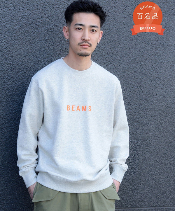 BEAMS / 經典標誌 中厚磅 圓領衫