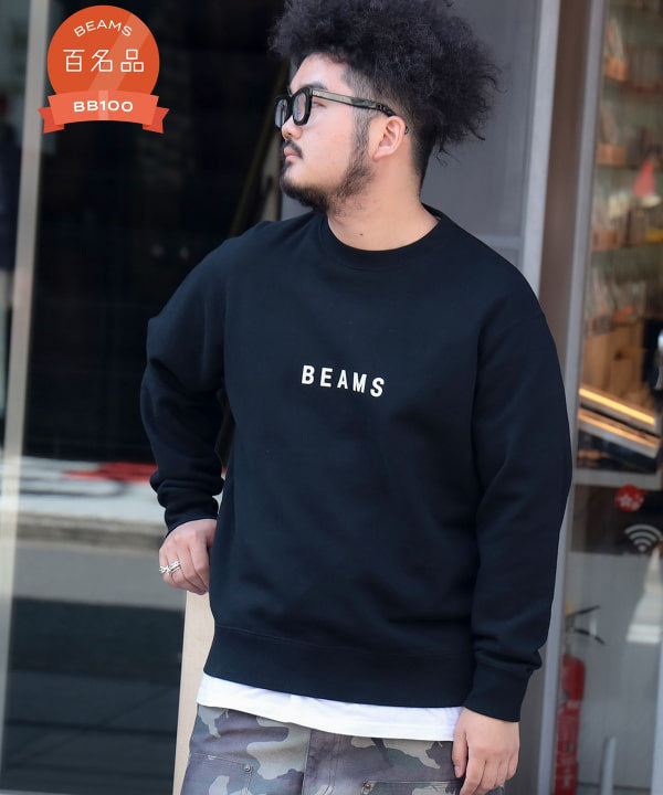 BEAMS / 經典標誌 中厚磅 圓領衫