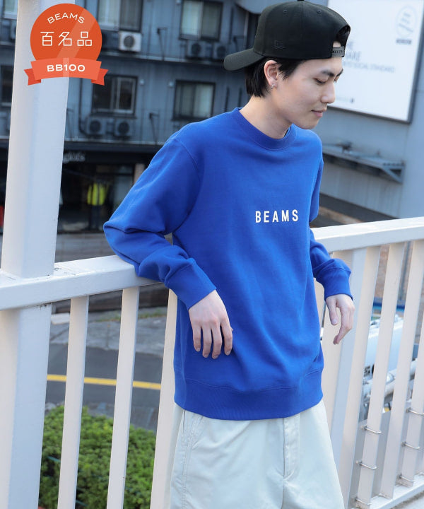 BEAMS / 經典標誌 中厚磅 圓領衫