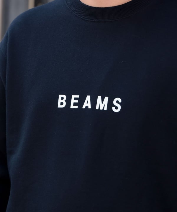 BEAMS / 經典標誌 中厚磅 圓領衫