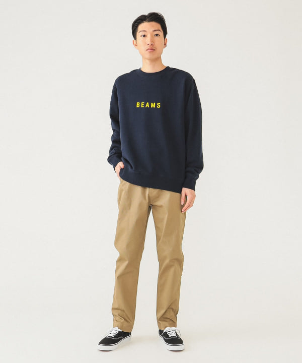 BEAMS / 經典標誌 中厚磅 圓領衫