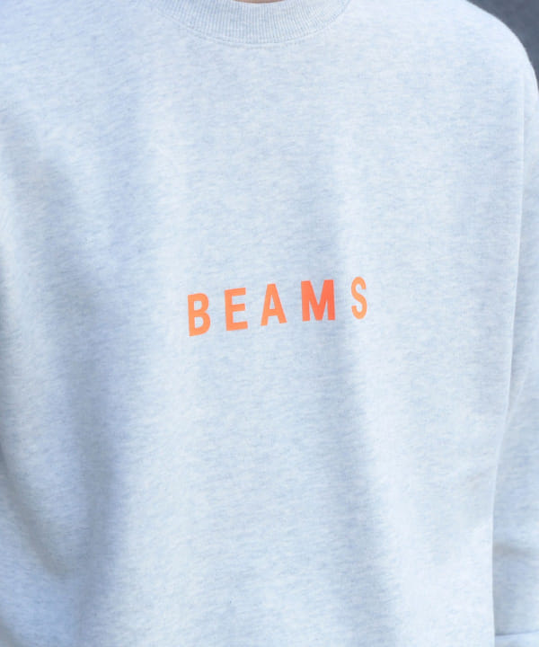 BEAMS / 經典標誌 中厚磅 圓領衫