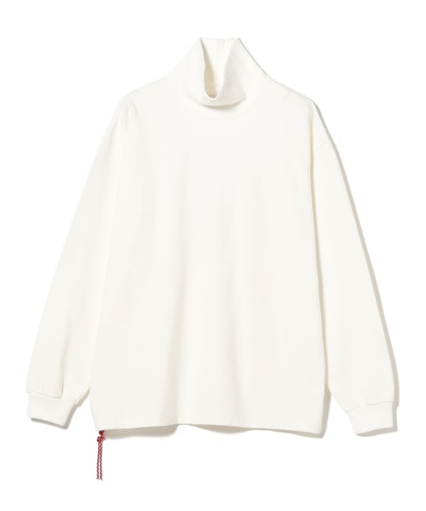 BEAMS JAPAN / 重磅天竺棉 高領長袖上衣