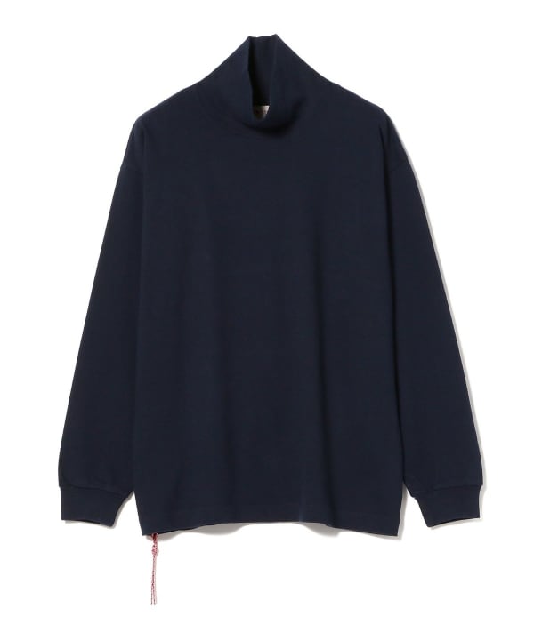 BEAMS JAPAN / 重磅天竺棉 高領長袖上衣