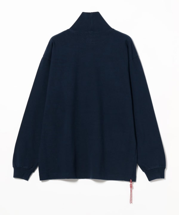 BEAMS JAPAN / 重磅天竺棉 高領長袖上衣