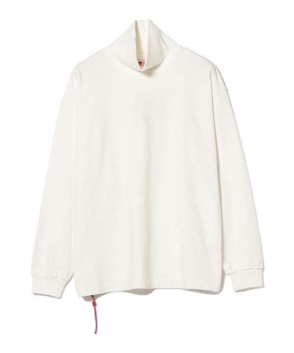 BEAMS JAPAN / 重磅天竺棉 高領長袖上衣