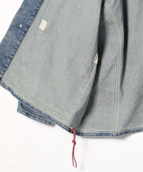 BEAMS JAPAN / 彈性丹寧 工作外套