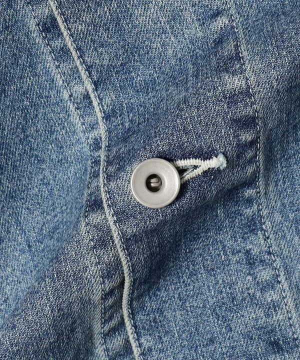 BEAMS JAPAN / 彈性丹寧 工作外套