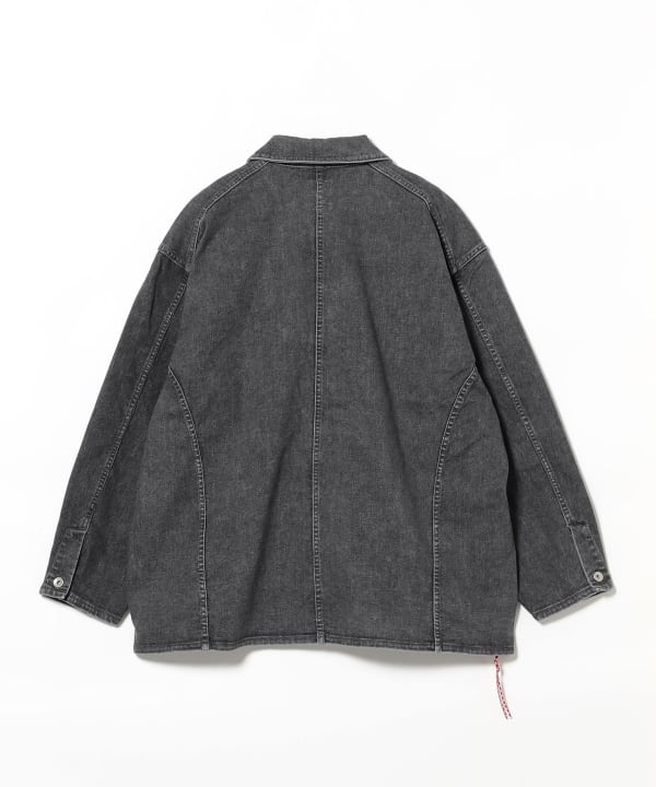 BEAMS JAPAN / 彈性丹寧 工作外套