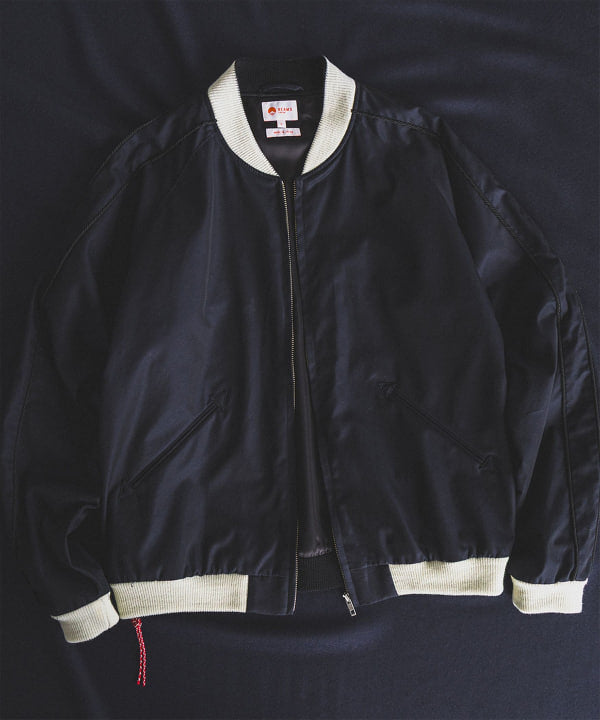 BEAMS JAPAN / 棉絲混紡光澤短版夾克