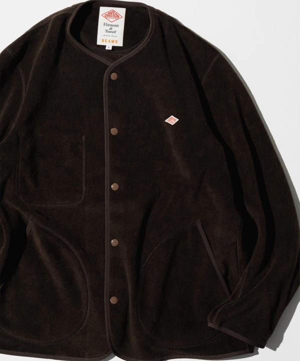 DANTON Fleece Jacket / 無領刷毛外套