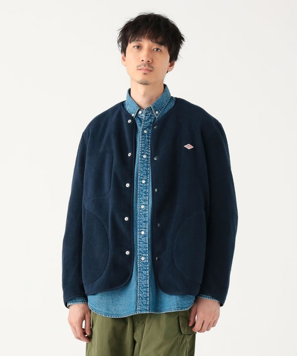 DANTON Fleece Jacket / 無領刷毛外套