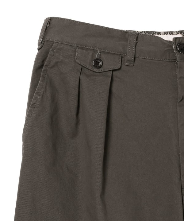 BEAMS JAPAN 2 PLEATED CHINO TROUSERS / 兩褶斜紋褶錐形長褲(日本製)